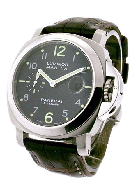 panerai luminor marina stainless steel watch pam164|Panerai Luminor for sale.